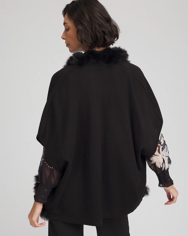 Faux Fur Cocoon - image 3